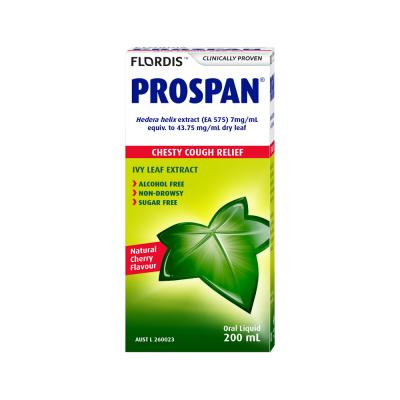 SFI Health Prospan Chesty Cough Relief Cherry Flavour Oral Liquid 200ml